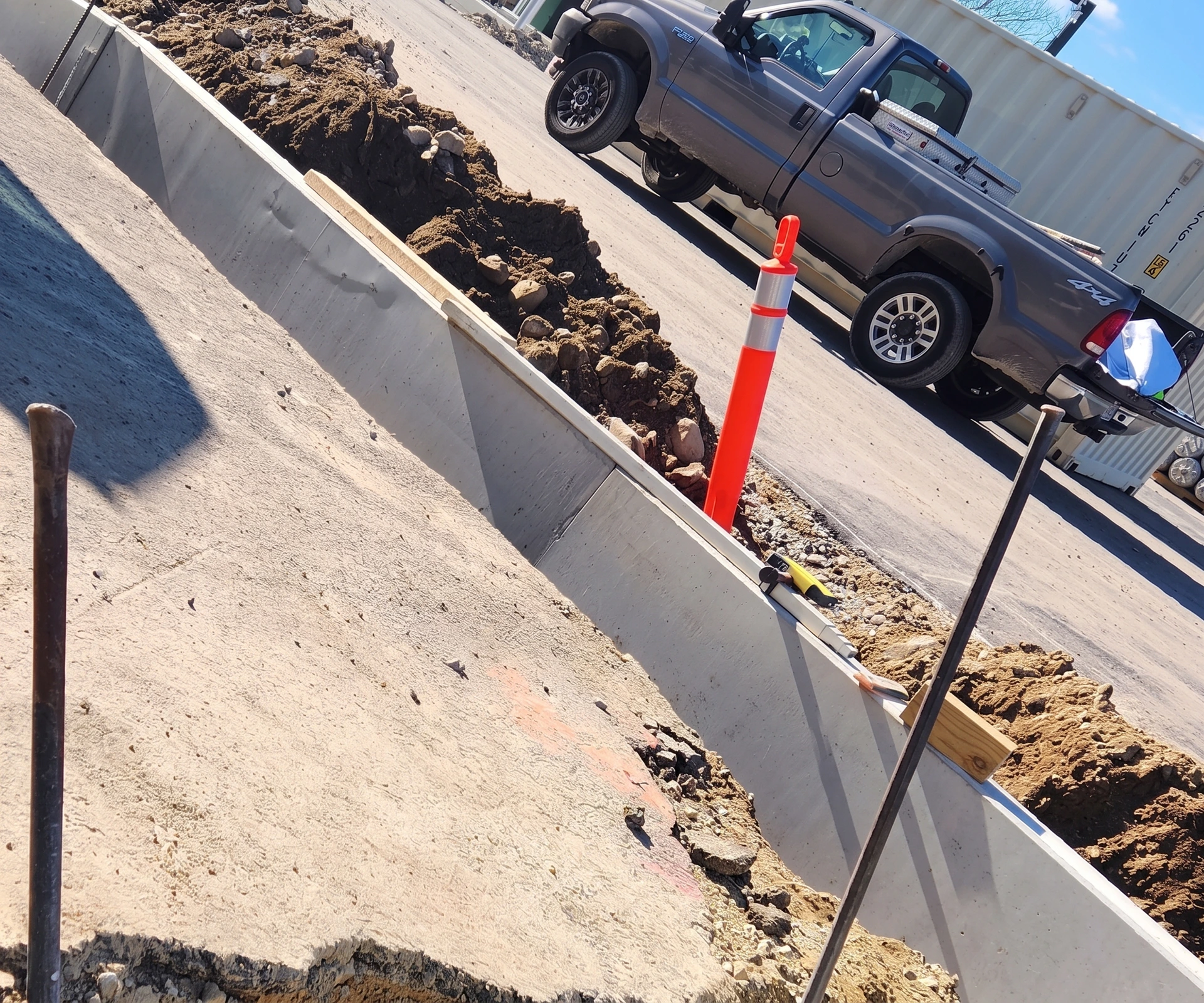 Concrete project completed by Ramirez Masonry