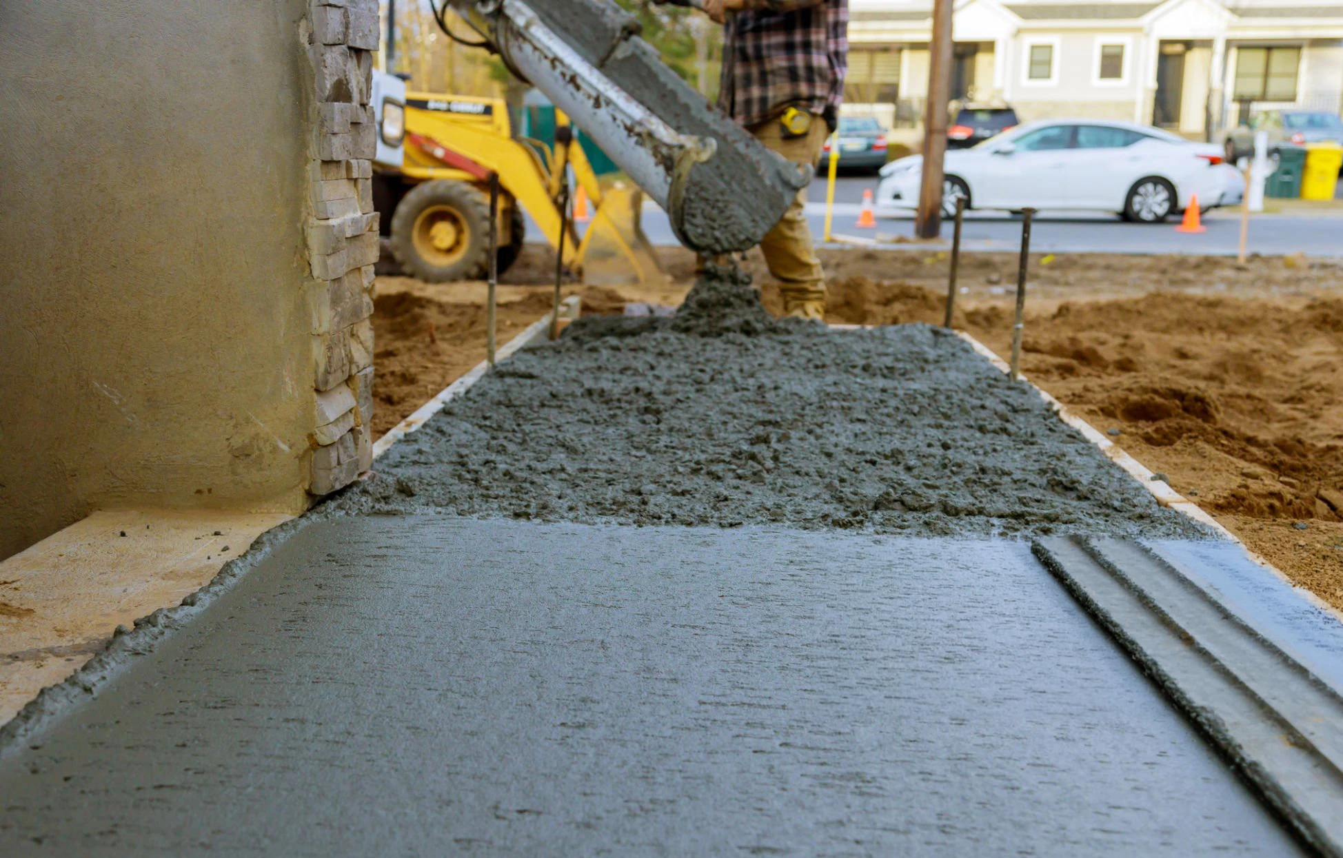 Masonry and concrete surface work for Wenham properties