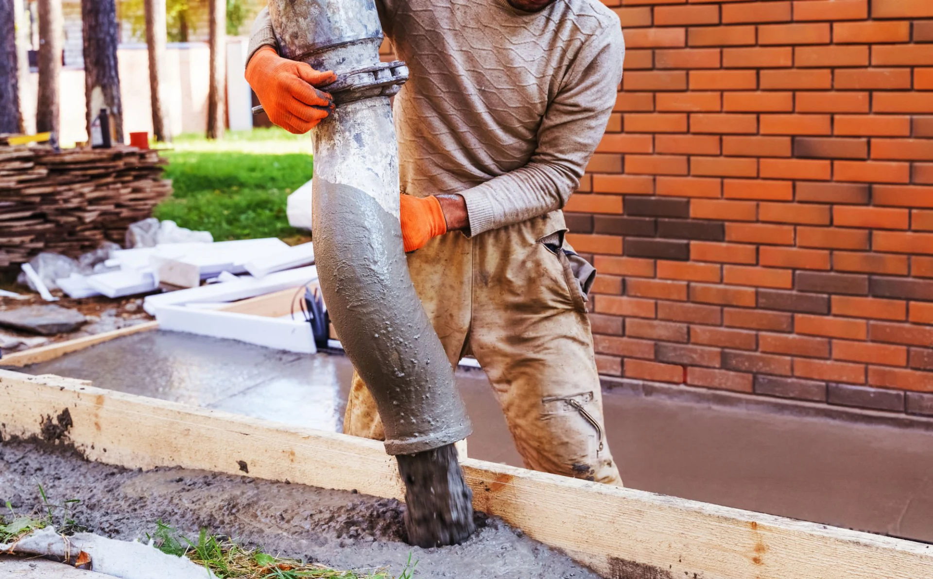 Concrete surface example