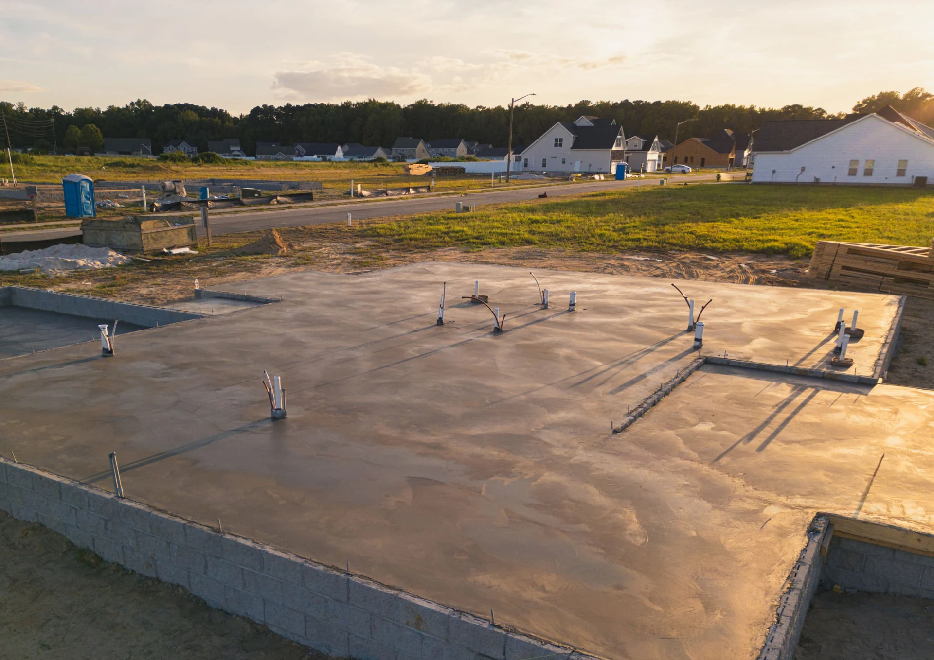 Concrete surface example
