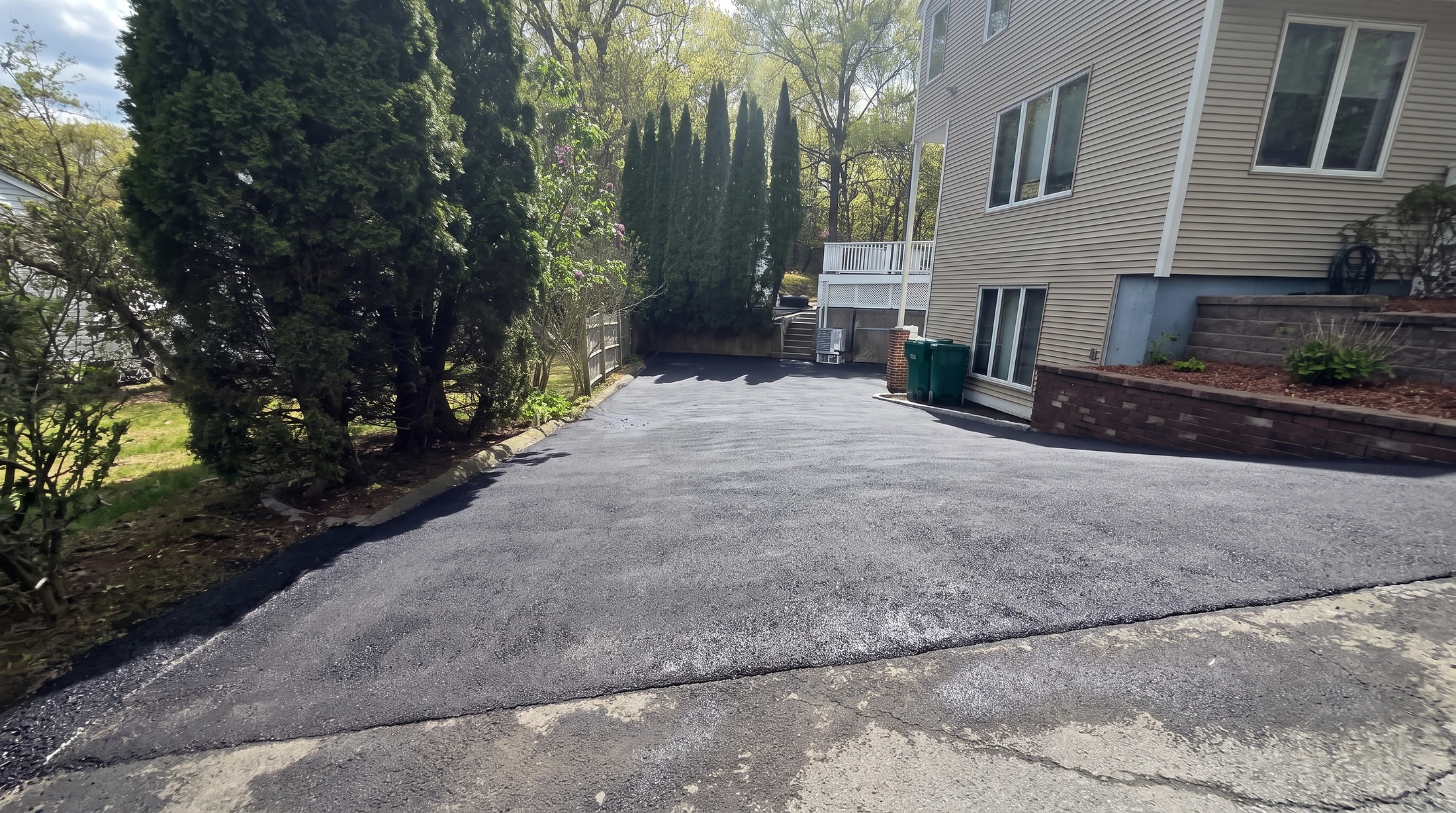 Driveway masonry work
