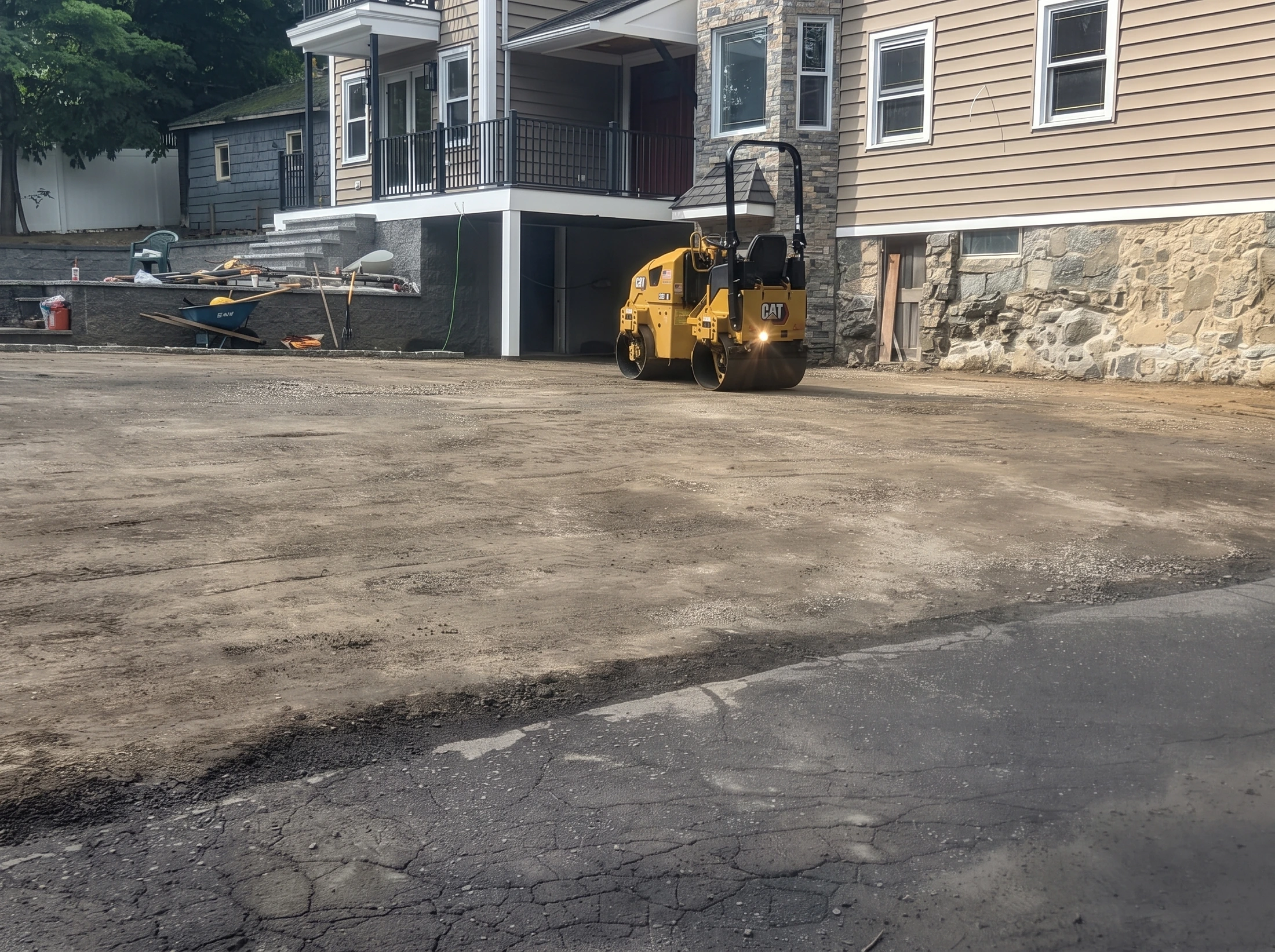 Driveway masonry work