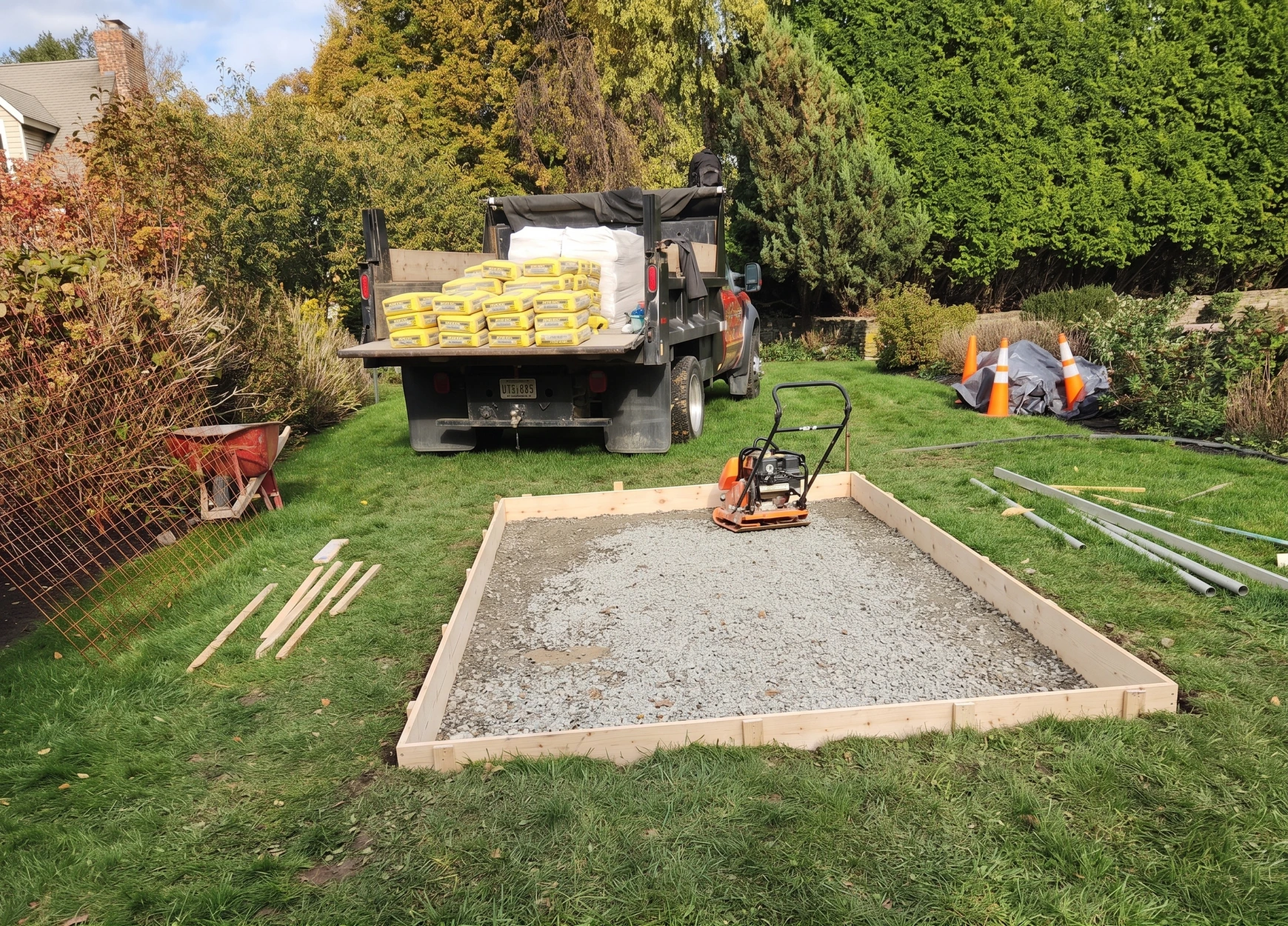 Outdoor fire pit masonry