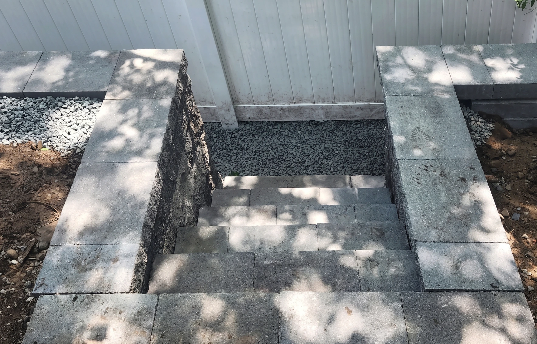 Masonry foundation work