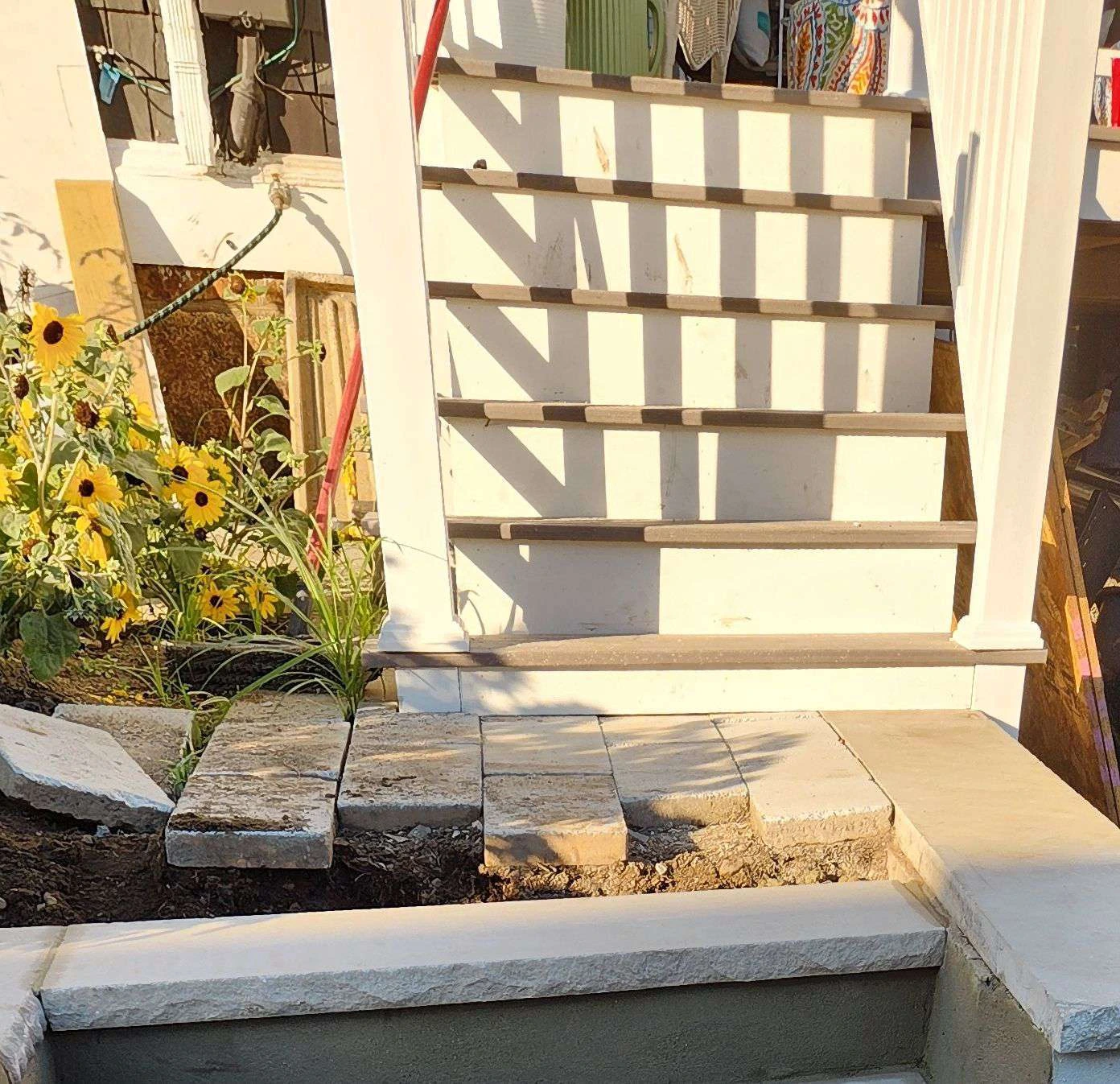 Mortar repointing on masonry