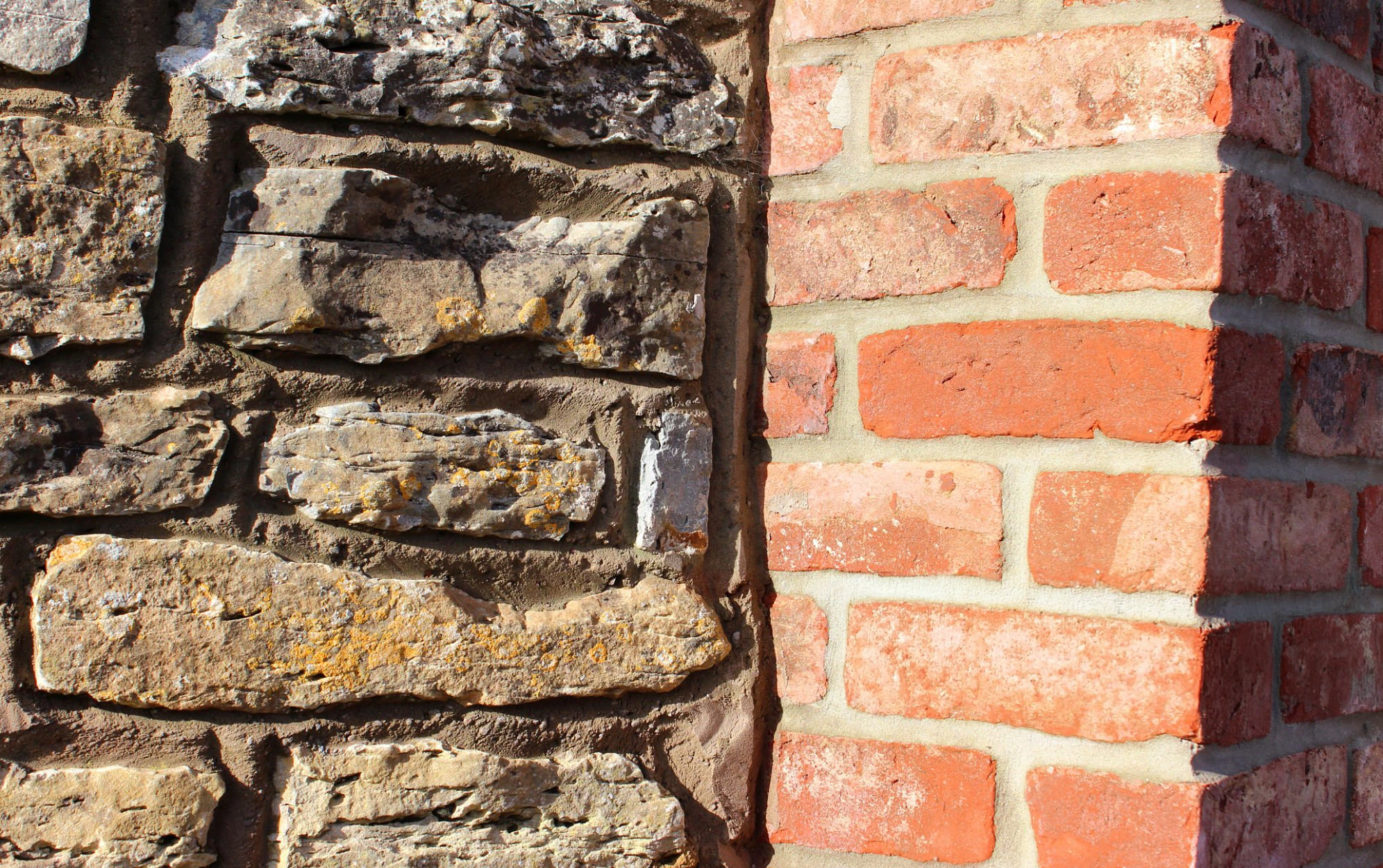 Mortar joint repair example