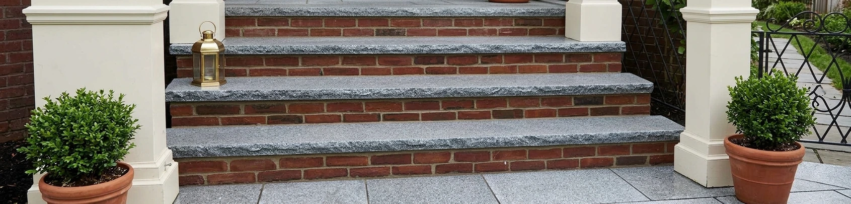 Masonry entrance steps