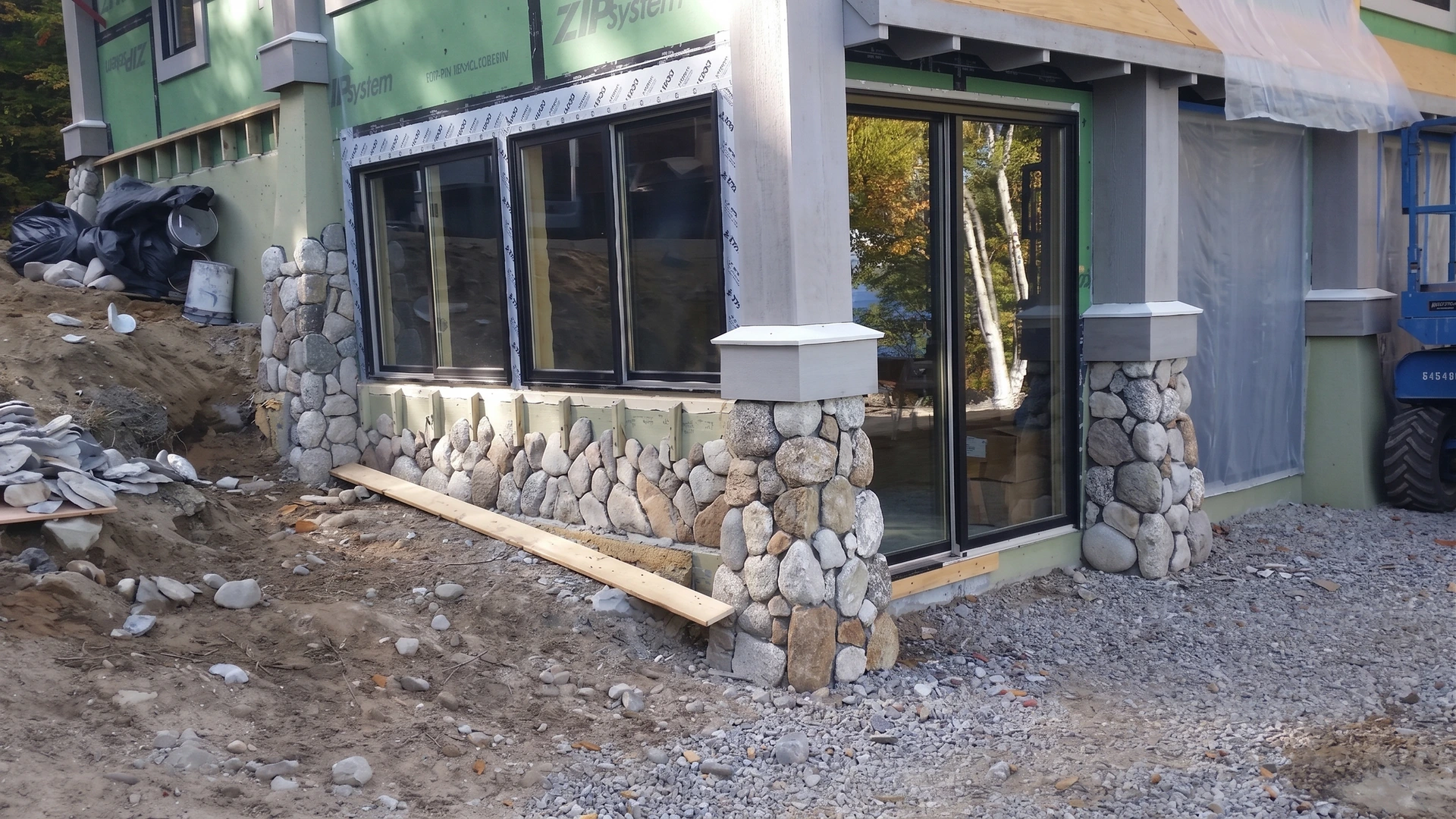 Stone veneer and masonry finish for North Andover property improvements