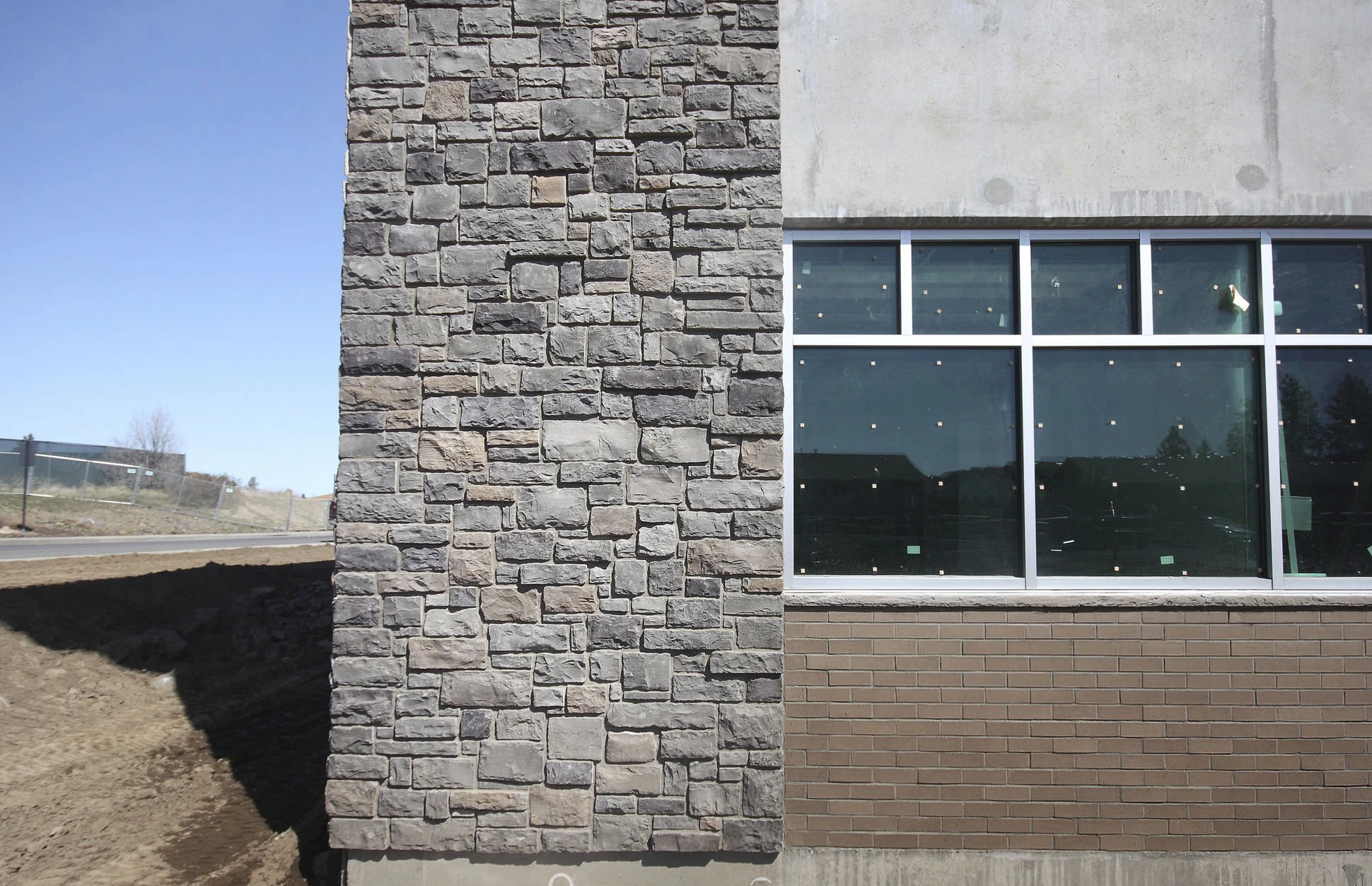 Stone veneer exterior example